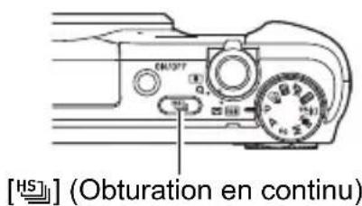 CASIO Exilim EXZR750 - Prise de vue en rafale (Cont. rapide) - 1
