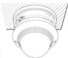 Hanwha QNO8080R - Raccordement du câble LAN - 1