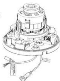 Hanwha QNO6082R - Raccordement du cable audio/alarme et du cable d'alimentation - 3