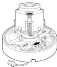 Hanwha QNO6082R - Raccordement du cable audio/alarme et du cable d'alimentation - 3