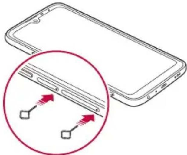 LG LMX520EMW - Installation de la carte SIM - 2