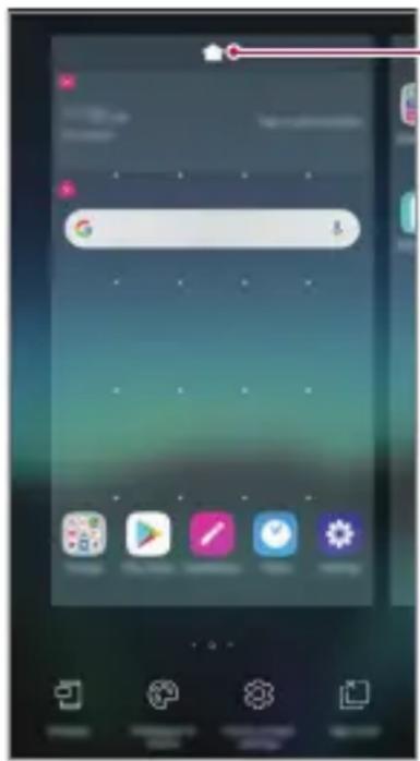 LG LMX520EMW - Upravy domovskoj obrazovsky - 1