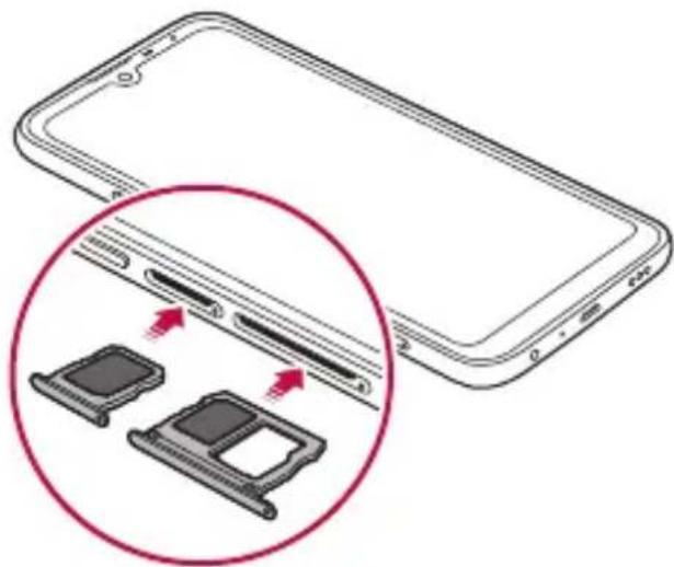 LG LMX520EMW - Installing the SIM card - 5