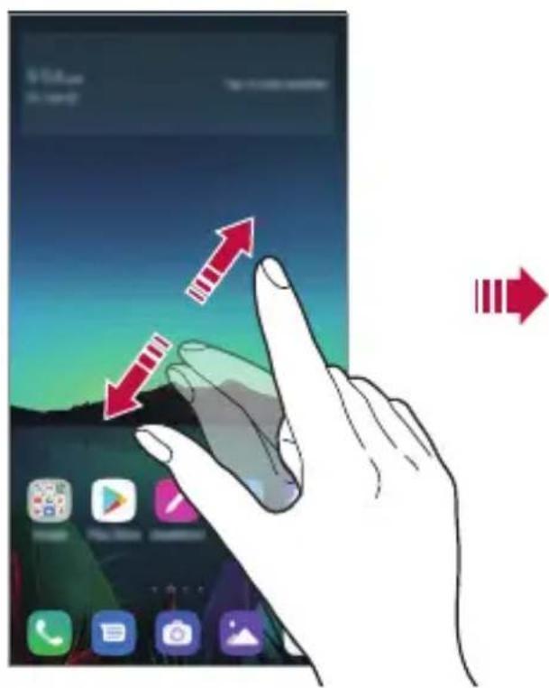 LG LMX520EMW - Visualisation du thème d'arrière-plan - 1