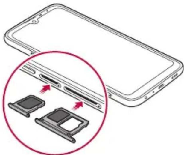 LG LMX520EMW - Instalación de la tarjeta SIM - 5