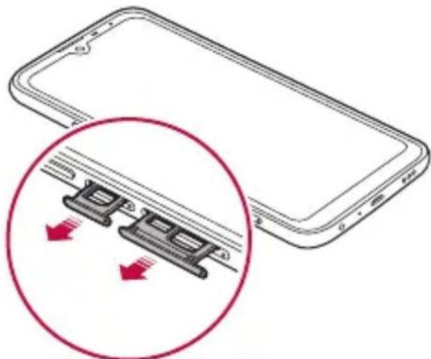 LG LMX520EMW - Installation de la carte SIM - 3
