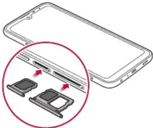 LG LMX520EMW - Wkładanie karty SIM - 5