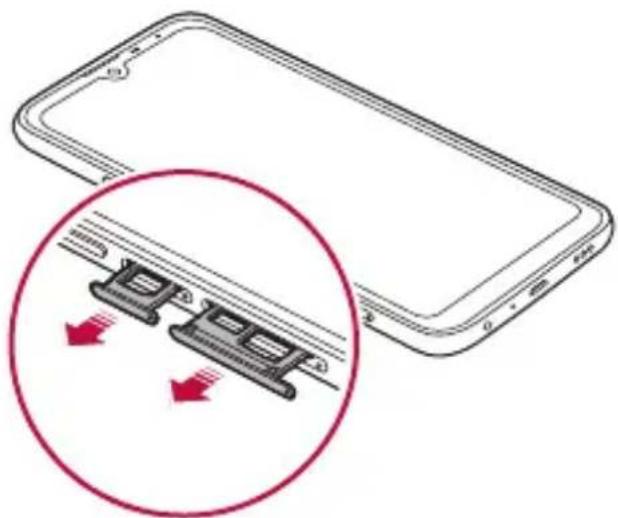 LG LMX520EMW - Installing the SIM card - 3