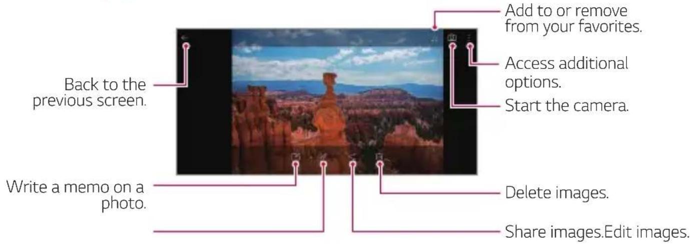 LG LMX520EMW - Viewing photos - 1