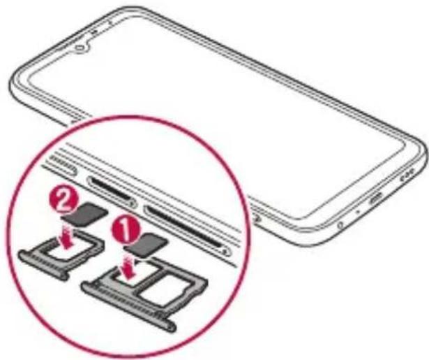 LG LMX520EMW - Installing the SIM card - 4