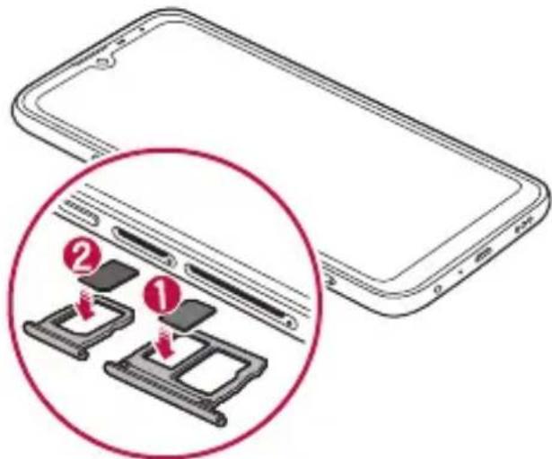 LG LMX520EMW - Wkładanie karty SIM - 4