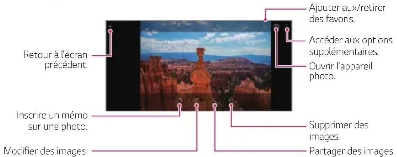 LG LMX520EMW - Affichage des photos - 1