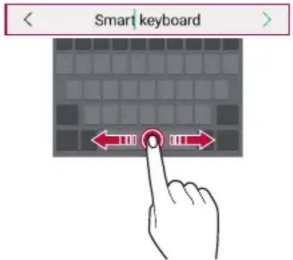 LG LMX520EMW - Mutarea cursorului - 1