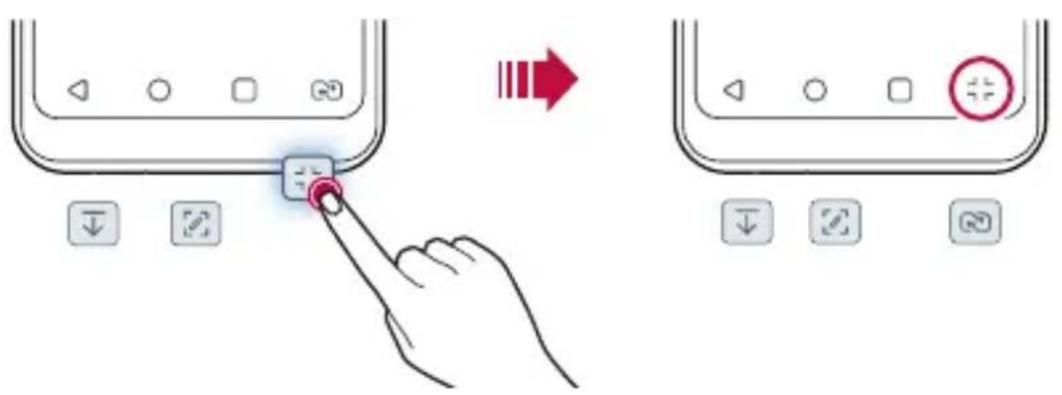 LG LMX520EMW - Modification des touches tactiles de l'écran d'accueil - 1