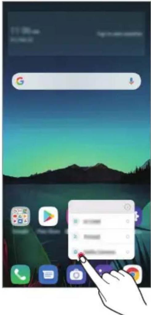LG LMX520EMW - Skróty applikacje - 1