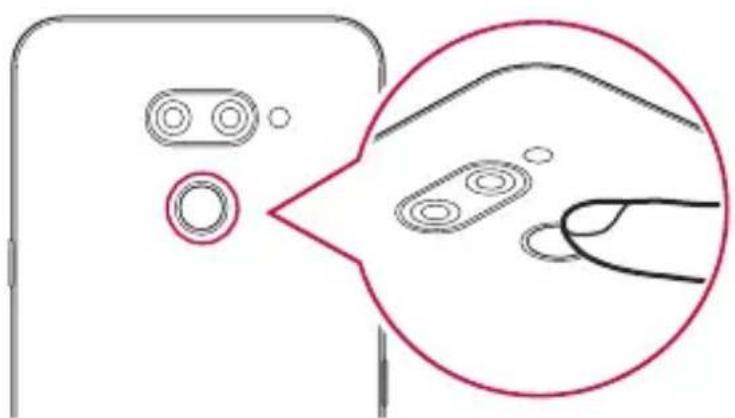 LG LMX520EMW - Registering fingerprints - 3