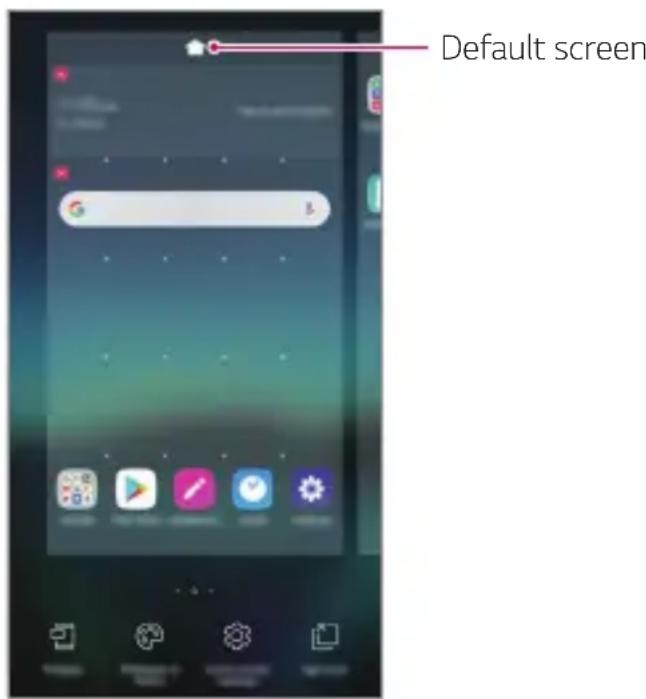 LG LMX520EMW - Editing the Home screen - 1