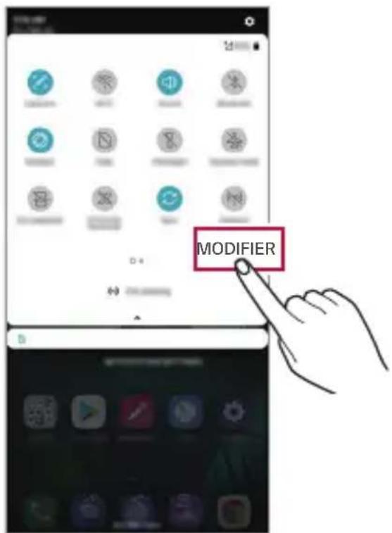LG LMX520EMW - Panneau de notifications - 3