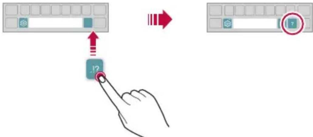 LG LMX520EMW - Changing the QWERTY keyboard layout - 1