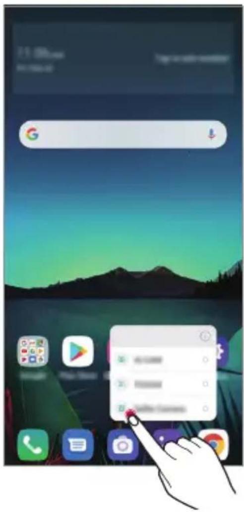LG LMX520EMW - App Shortcuts - 1