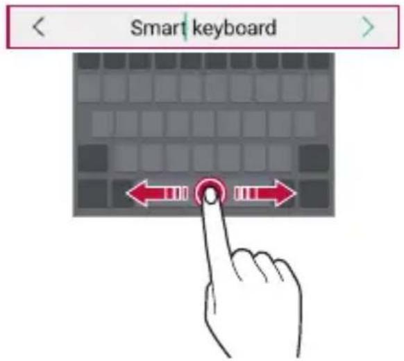 LG LMX520EMW - Desplazamente del cursor - 1