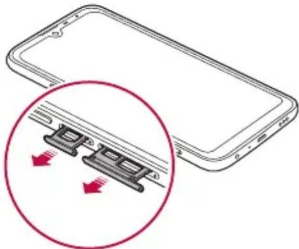 LG LMX520EMW - Wkładanie karty SIM - 3