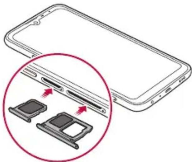 LG LMX520EMW - Installation de la carte SIM - 5