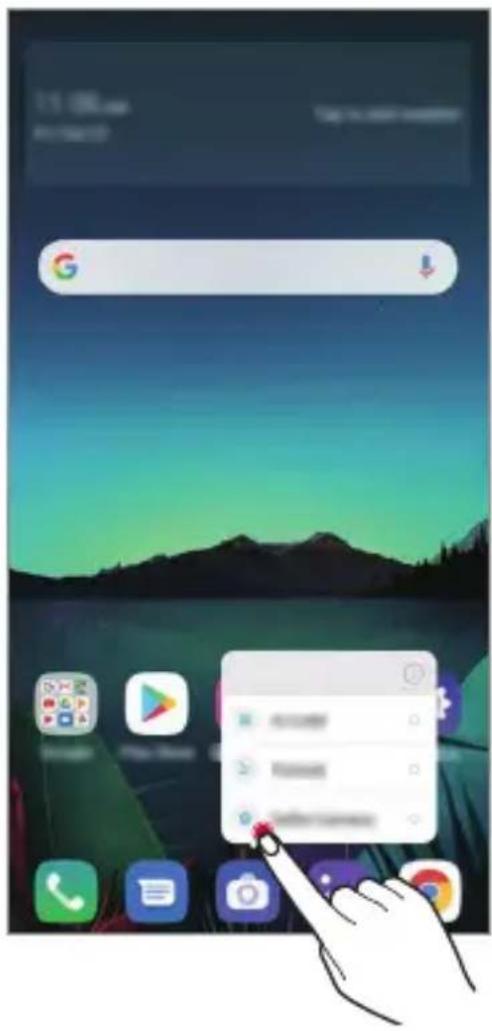 LG LMX520EMW - Acceses directos de aplicaciones - 1