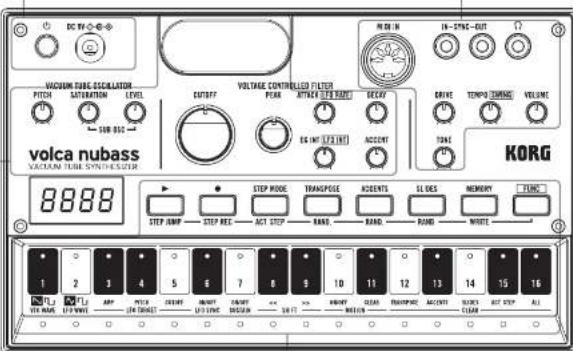 KORG Volca Nubass - Commande TONE - 1