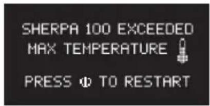 GOAL ZERO Sherpa 100AC - Surchauffe - 1