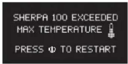 GOAL ZERO Sherpa 100AC - Sebrecalentamento - 1
