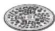 BOSCH MUM58C10 - Riveskive – grov - 1