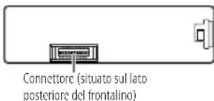 Connettore (situato sul lato posteriore del frontalino)