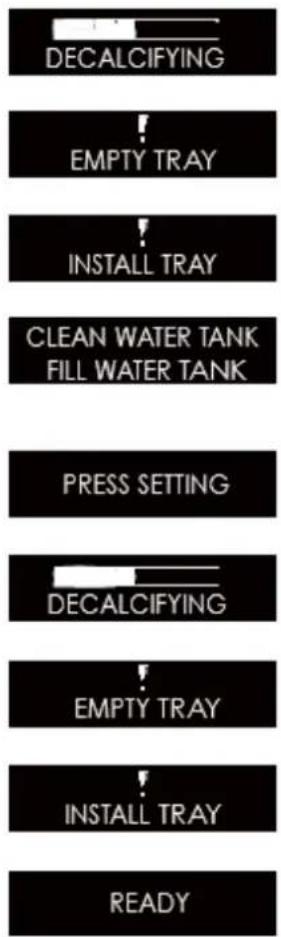 ROTEL U2763CH - Détartrer la machine à café - 13