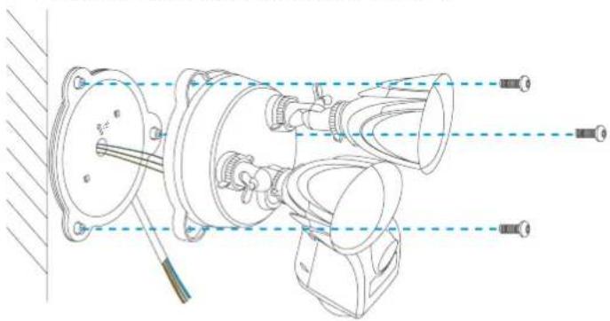 EZVIZ Floodlight LC1 - Paso 6 Conecte la alimentación del circuito de la lámpara de seguridad. - 2