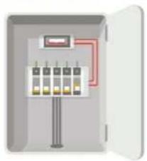 EZVIZ Floodlight LC1 - Passo 6 Riattivare la corrente all'interruttore. - 1