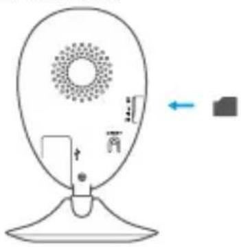 EZVIZ C2C 180 - Installing Memory Card - 1