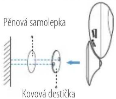 EZVIZ C2C 180 - Krok 1 Montáž kovové desticky (volitelna) - 2
