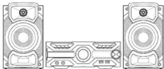 PANASONIC SCAKX320E - Emplacement des enceintes - 1