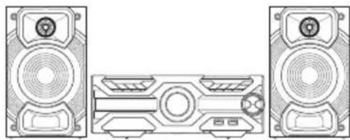 PANASONIC SCAKX320E - Emplacement des enceintes - 2