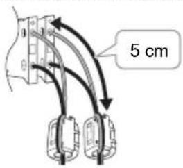PANASONIC SCAKX320E - Fixation du noyau de ferrite - 1