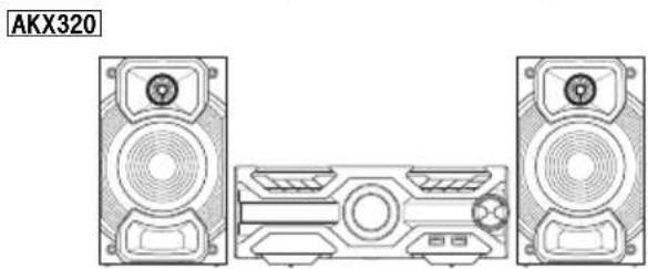 PANASONIC SCAKX320E - Disposizione dei diffusori - 2