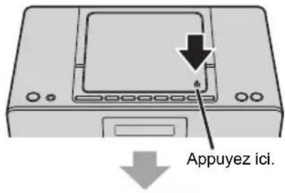 PANASONIC RXD70BT - Insertion d'un CD - 1