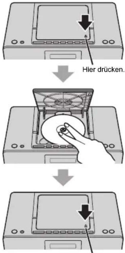 PANASONIC RXD70BT - Einlagen einer CD - 1