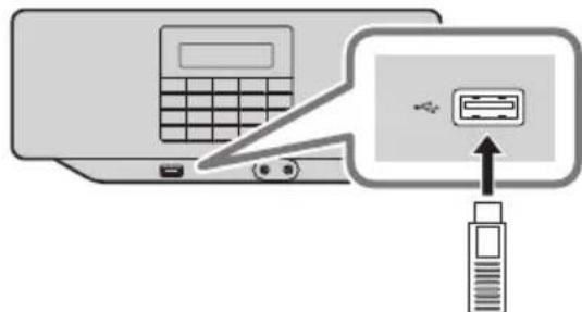 PANASONIC RXD70BT - Podłuczanie urzadzenia USB - 1
