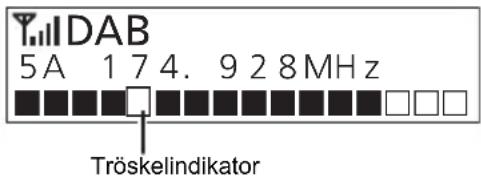 PANASONIC RXD70BT - Manuellinstalling 1 frekvensomrade - 1
