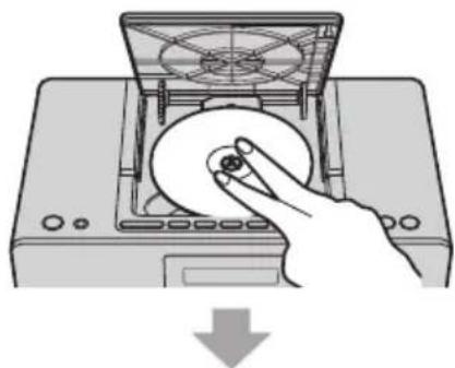 PANASONIC RXD70BT - Wkladanie plyty CD - 2