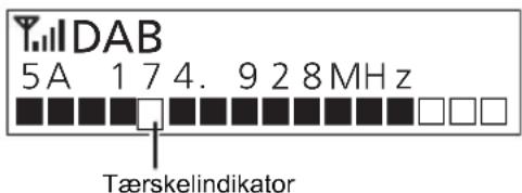 PANASONIC RXD70BT - Manuel tuning af 1 frekvensblok - 1