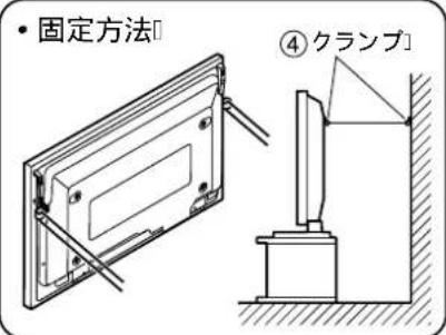 PANASONIC TYST05K - テレビ台に固定する場合 壁面に固定する场合 - 4