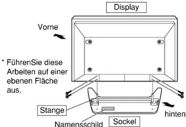 PANASONIC TYST05K - Befestigen des Displays - 1